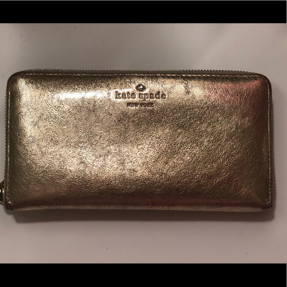 Kate Spade Gold Wallet